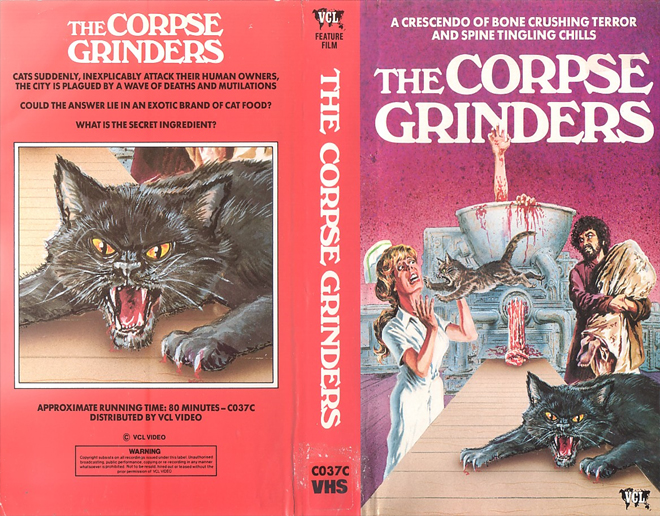 THE CORPSE GRINDERS VHS COVER