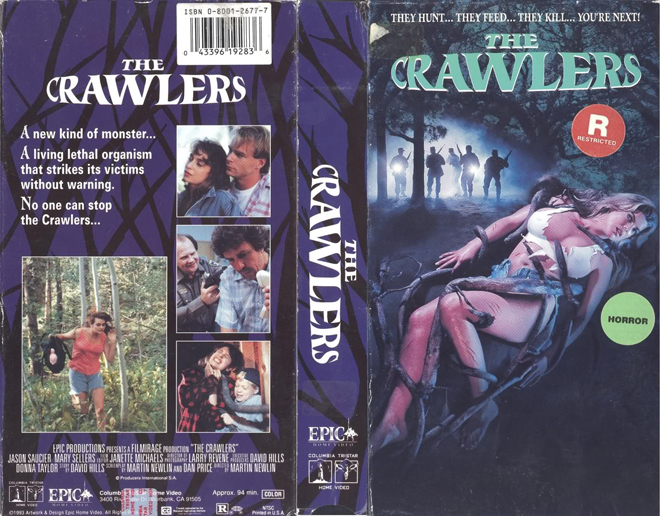 THE CRAWLERS VHS COVER