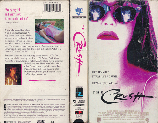 THE CRUSH VHS COVER