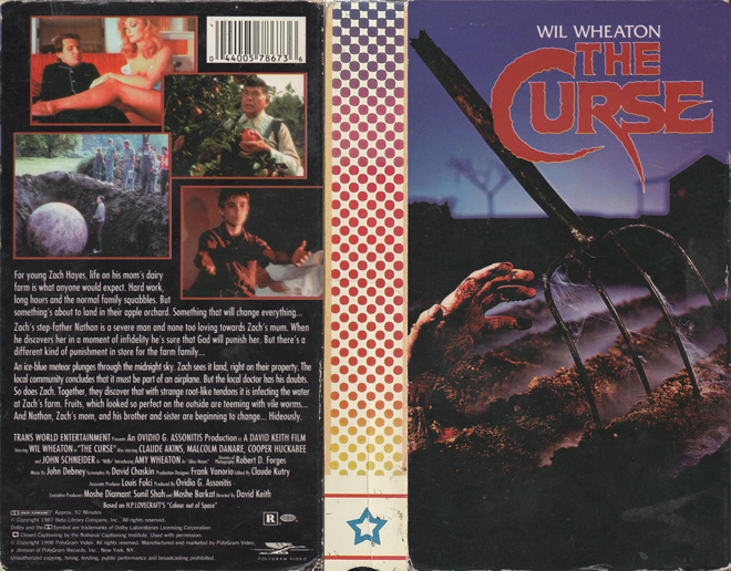 THE CURSE VHS COVER
