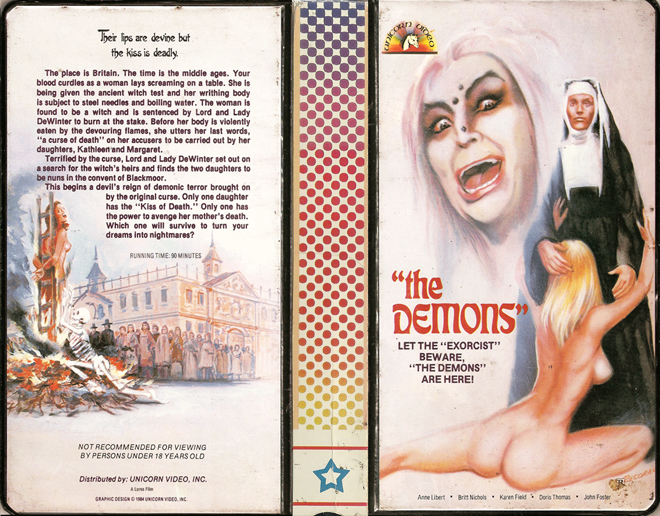 THE DEMONS VHS COVER