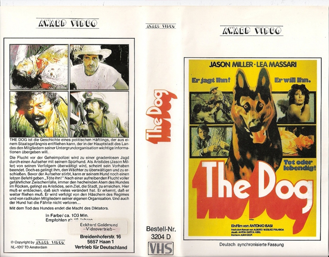 THE DOG HORROR, ACTION VHS COVER, HORROR VHS COVER, BLAXPLOITATION VHS COVER, HORROR VHS COVER, ACTION EXPLOITATION VHS COVER, SCI-FI VHS COVER, MUSIC VHS COVER, SEX COMEDY VHS COVER, DRAMA VHS COVER, SEXPLOITATION VHS COVER, BIG BOX VHS COVER, CLAMSHELL VHS COVER, VHS COVER, VHS COVERS, DVD COVER, DVD COVERS