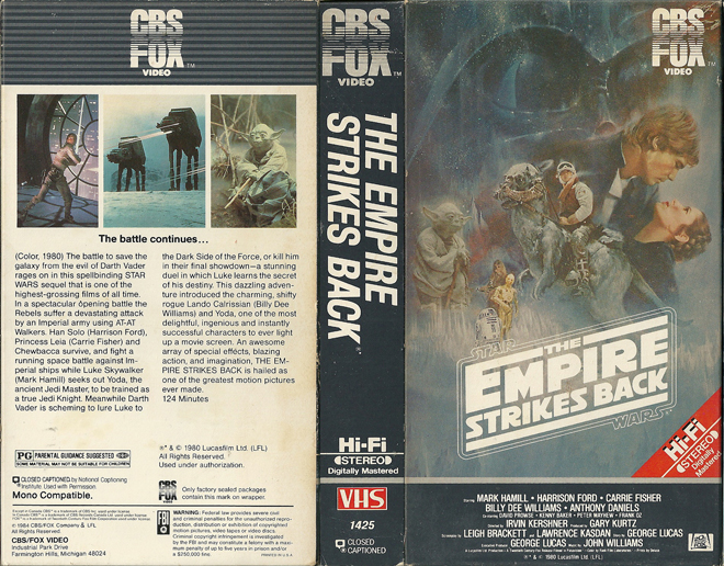 THE EMPIRE STRIKES BACK, THRILLER, ACTION, HORROR, SCIFI, ACTION VHS COVER, HORROR VHS COVER, BLAXPLOITATION VHS COVER, HORROR VHS COVER, ACTION EXPLOITATION VHS COVER, SCI-FI VHS COVER, MUSIC VHS COVER, SEX COMEDY VHS COVER, DRAMA VHS COVER, SEXPLOITATION VHS COVER, BIG BOX VHS COVER, CLAMSHELL VHS COVER, VHS COVER, VHS COVERS, DVD COVER, DVD COVERS