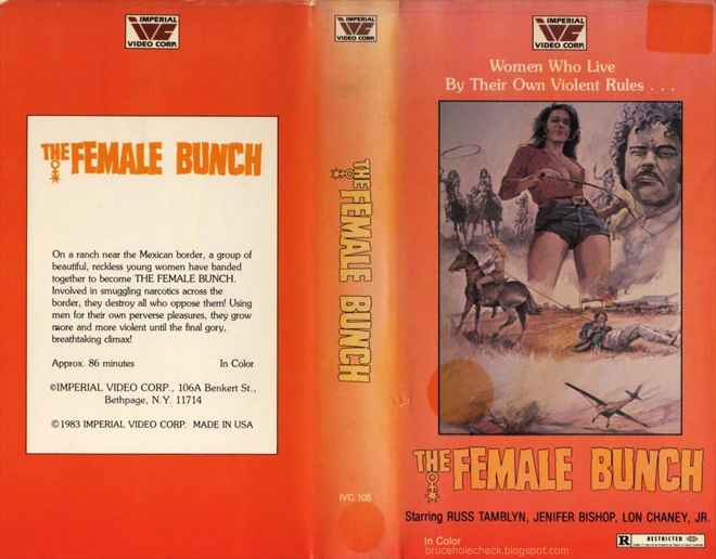 THE FEMALE BUNCH VHS COVER