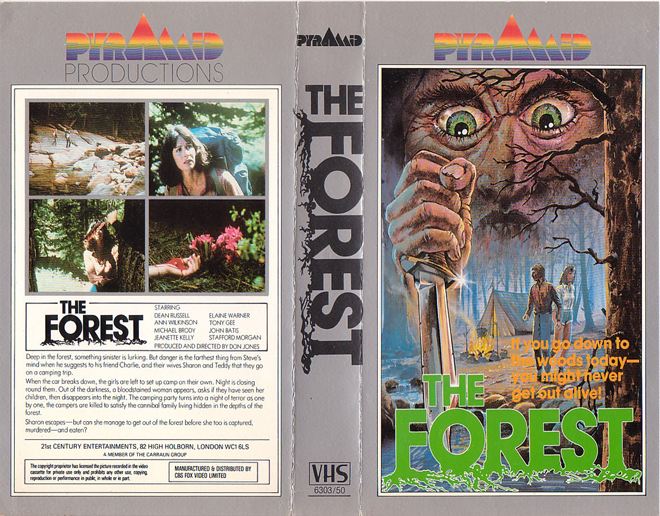 THE FOREST VHS COVER