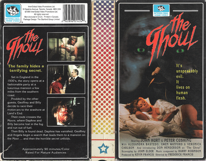 THE GHOUL VHS COVER