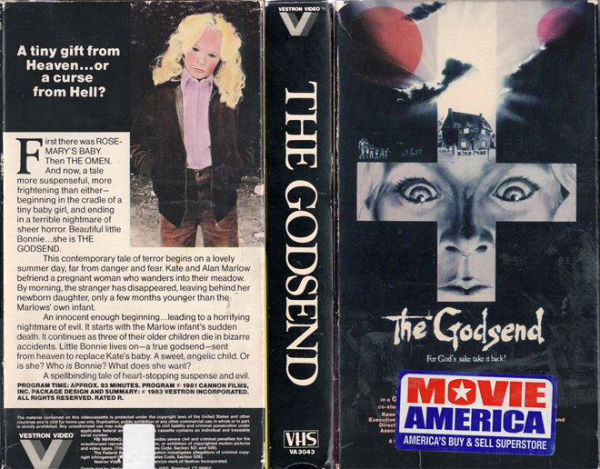 THE GODSEND VHS COVER, VHS COVERS
