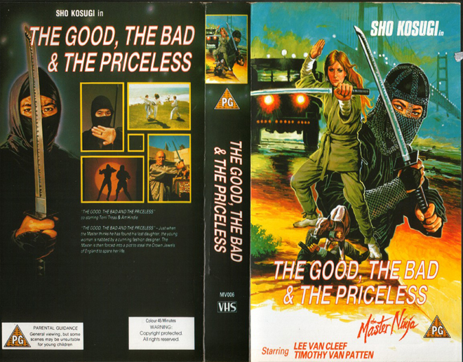 THE GOOD THE BAD & THE PRICELESS VHS COVER
