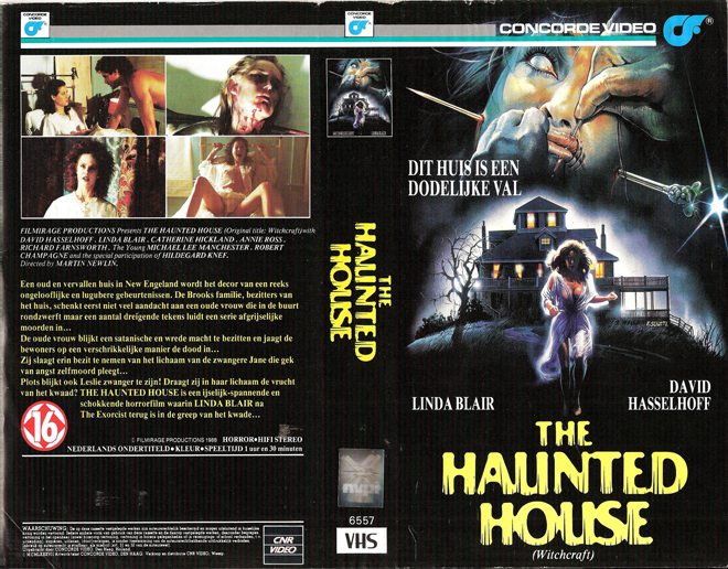 THE HAUNTED HOUSE VHS COVER