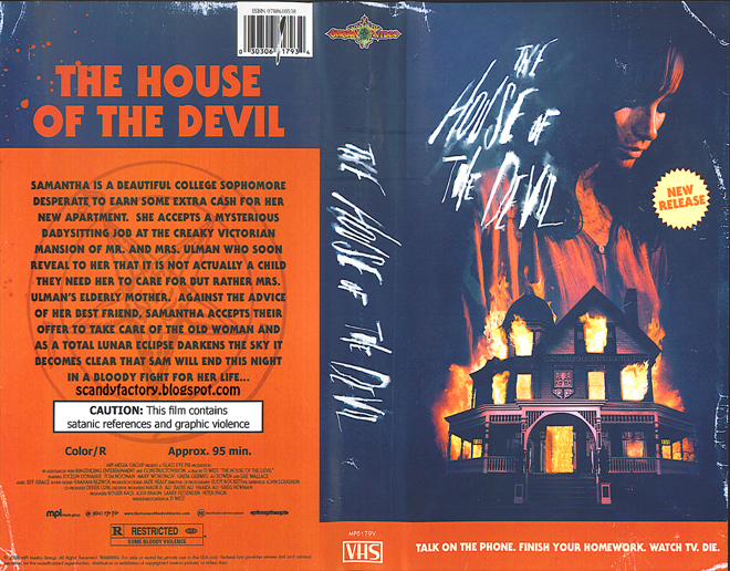 THE HOUSE OF THE DEVIL GORGON VIDEO VHS COVER