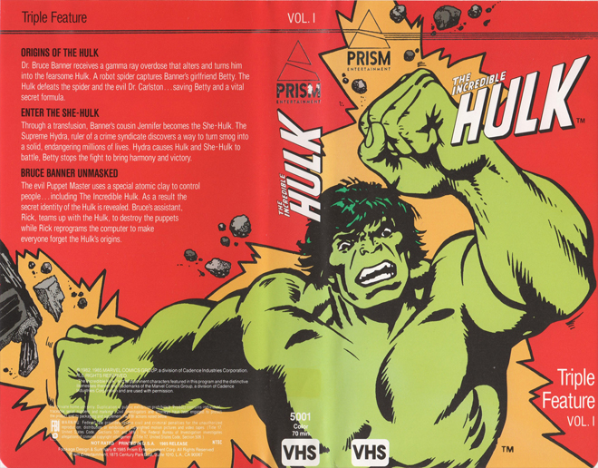 THE INCREDIBLE HULK CARTOON VOLUME 1, ACTION VHS COVER, HORROR VHS COVER, BLAXPLOITATION VHS COVER, HORROR VHS COVER, ACTION EXPLOITATION VHS COVER, SCI-FI VHS COVER, MUSIC VHS COVER, SEX COMEDY VHS COVER, DRAMA VHS COVER, SEXPLOITATION VHS COVER, BIG BOX VHS COVER, CLAMSHELL VHS COVER, VHS COVER, VHS COVERS, DVD COVER, DVD COVERS