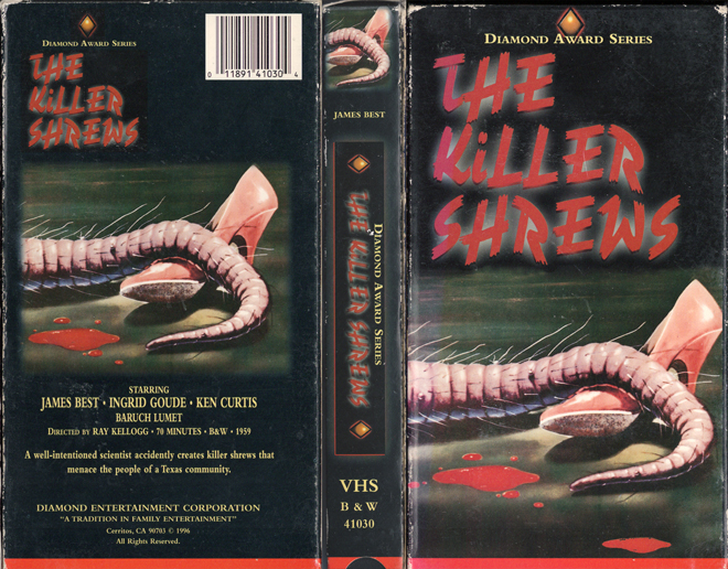 THE KILLER SHREWS VHS COVER
