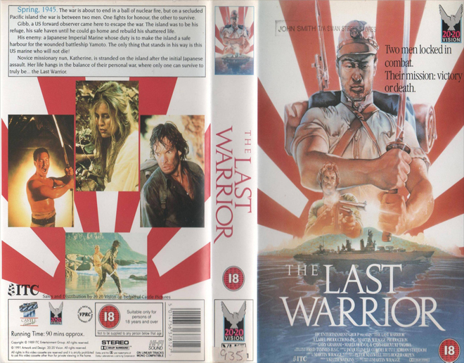 THE LAST WARRIOR, VHS COVERS - SUBMITTED BY KYLE DANIELS 