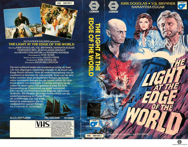 THE LIGHT AT THE EDGE OF THE WORLD VHS COVER