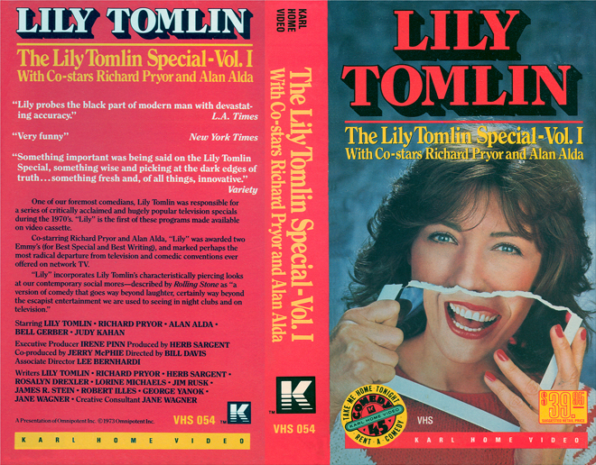THE LILY TOMLIN SPECIAL VOLUME 1,  THRILLER, ACTION, HORROR, BLAXPLOITATION, HORROR, ACTION EXPLOITATION, SCI-FI, MUSIC, SEX COMEDY, DRAMA, SEXPLOITATION, VHS COVER, VHS COVERS, DVD COVER, DVD COVERS