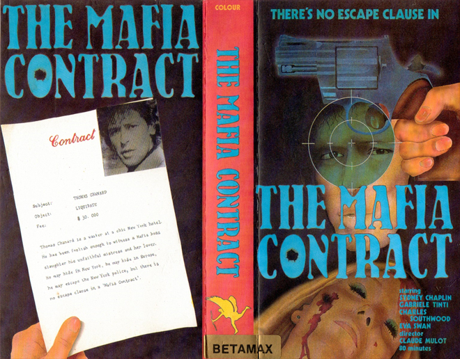 THE MAFIA CONTRACT VHS COVER