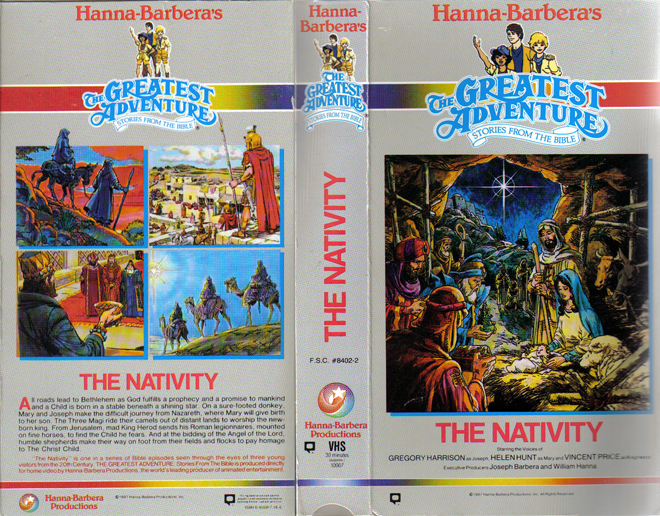 THE NATIVITY, GREATEST ADVENTURE STORIES OF THE BIBLE, HORROR, ACTION EXPLOITATION, ACTION, HORROR, SCI-FI, MUSIC, THRILLER, SEX COMEDY,  DRAMA, SEXPLOITATION, VHS COVER, VHS COVERS, DVD COVER, DVD COVERS