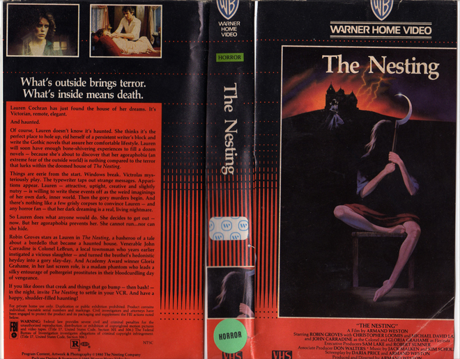 THE NESTING VHS COVER