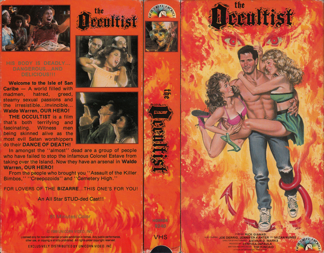 THE OCCULTIST VHS COVER