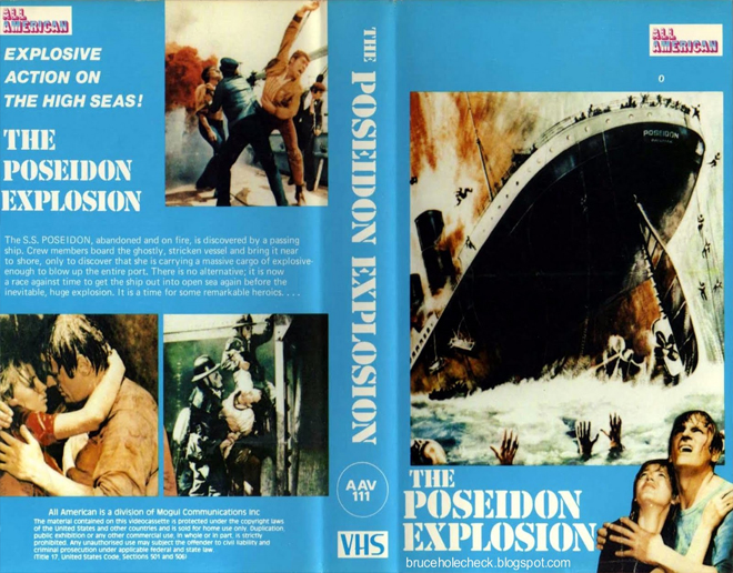 THE POSEIDON EXPLOSION VHS COVER