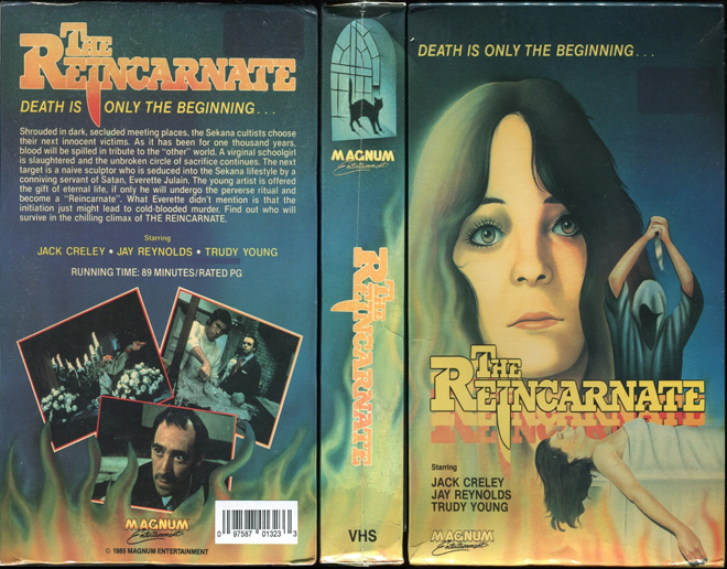 THE REINCARNATE VHS COVER , VHS COVERS