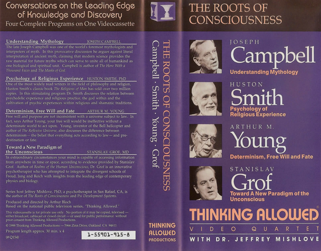 THE ROOTS OF CONSCIOUSNESS VHS COVER