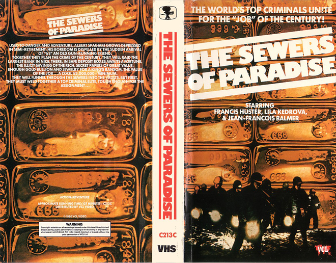 THE SEWERS OF PARADISE VHS COVER