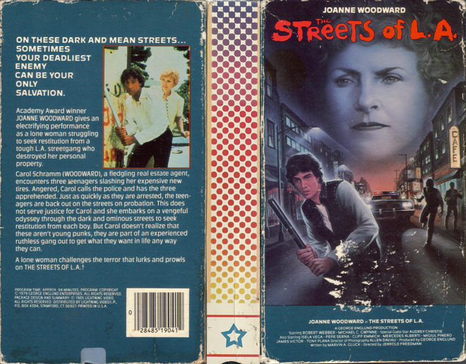 THE STREETS OF L.A. VHS COVER