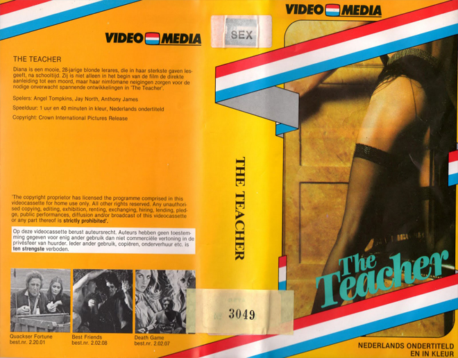 THE TEACHER VHS COVER