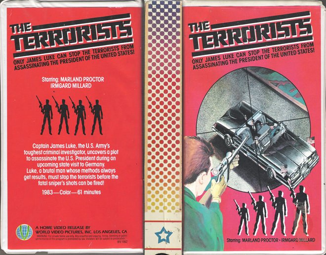 THE TERRORISTS VHS COVER