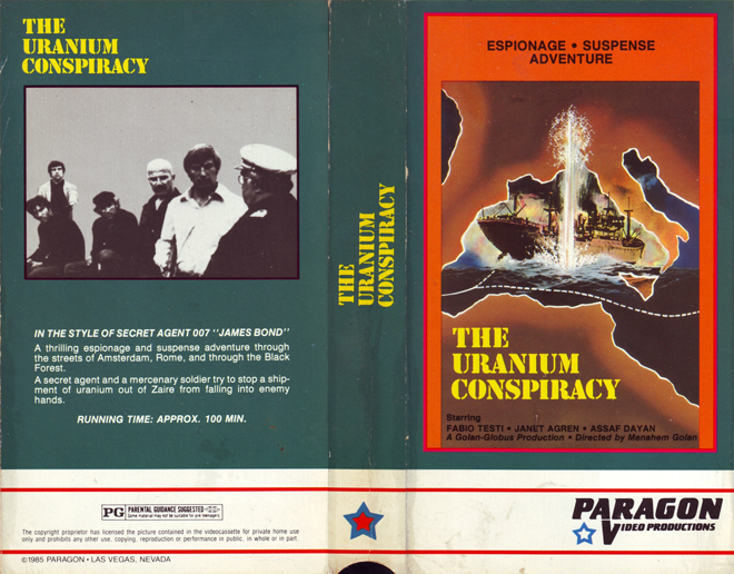 THE URANIUM CONSPIRACY VHS COVER