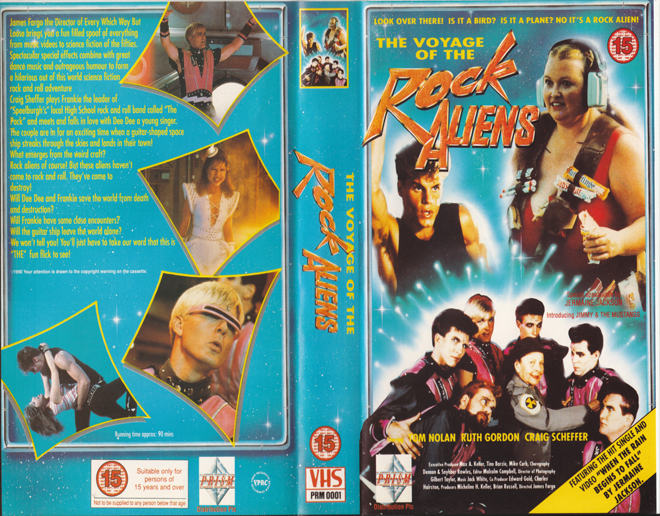 THE VOYAGE OF THE ROCK ALIENS VHS COVER
