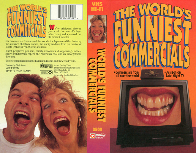THE WORLDS FUNNIEST COMMERCIALS, STRANGE VHS, ACTION VHS COVER, HORROR VHS COVER, BLAXPLOITATION VHS COVER, HORROR VHS COVER, ACTION EXPLOITATION VHS COVER, SCI-FI VHS COVER, MUSIC VHS COVER, SEX COMEDY VHS COVER, DRAMA VHS COVER, SEXPLOITATION VHS COVER, BIG BOX VHS COVER, CLAMSHELL VHS COVER, VHS COVER, VHS COVERS, DVD COVER, DVD COVERSS