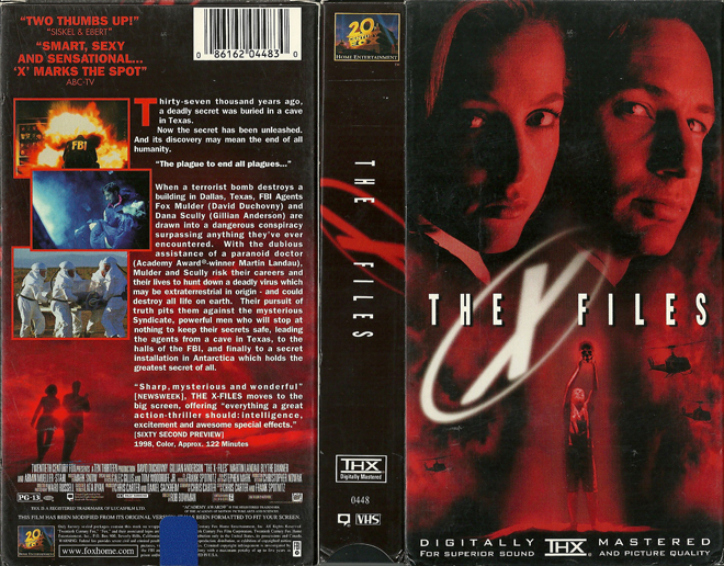 THE X FILES MOVIE, ACTION VHS COVER, HORROR VHS COVER, BLAXPLOITATION VHS COVER, HORROR VHS COVER, ACTION EXPLOITATION VHS COVER, SCI-FI VHS COVER, MUSIC VHS COVER, SEX COMEDY VHS COVER, DRAMA VHS COVER, SEXPLOITATION VHS COVER, BIG BOX VHS COVER, CLAMSHELL VHS COVER, VHS COVER, VHS COVERS, DVD COVER, DVD COVERS