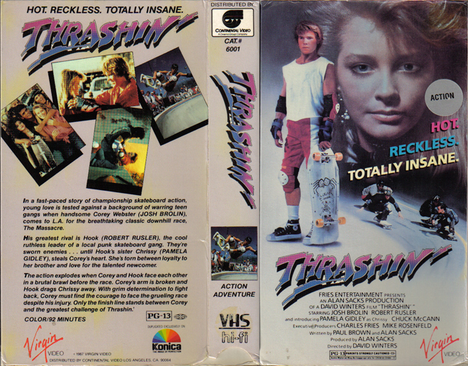 THRASHIN KONICA VHS COVER
