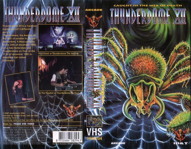 THUNDERDOME 7 VHS COVER, VHS COVERS