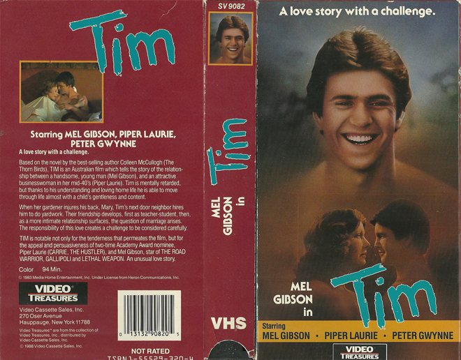 TIM MEL GIBSON VHS COVER