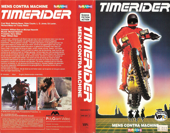 TIMERIDER VHS COVER