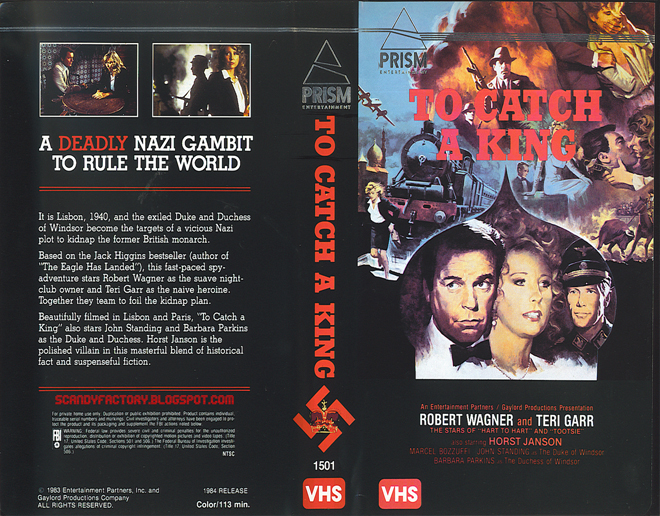 TO CATCH A KING VHS COVER