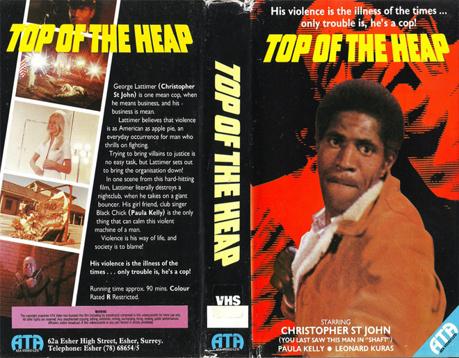 TOP OF THE HEAP VHS COVER