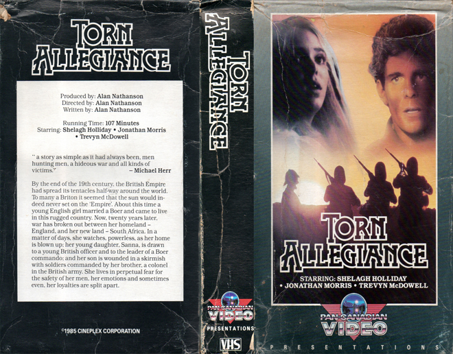 TORN ALLEGIANCE - SUBMITTED BY ZACH CARTER