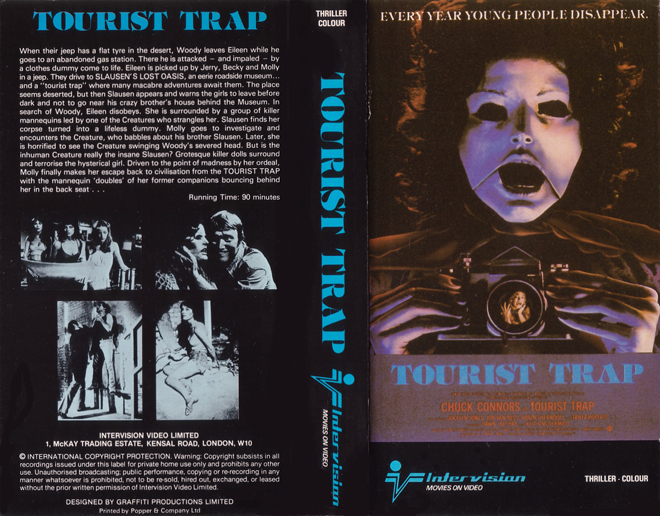 TOURIST TRAP VHS COVER