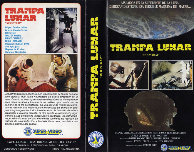 TRAMPA LUNAR MOONTRAP VHS COVER