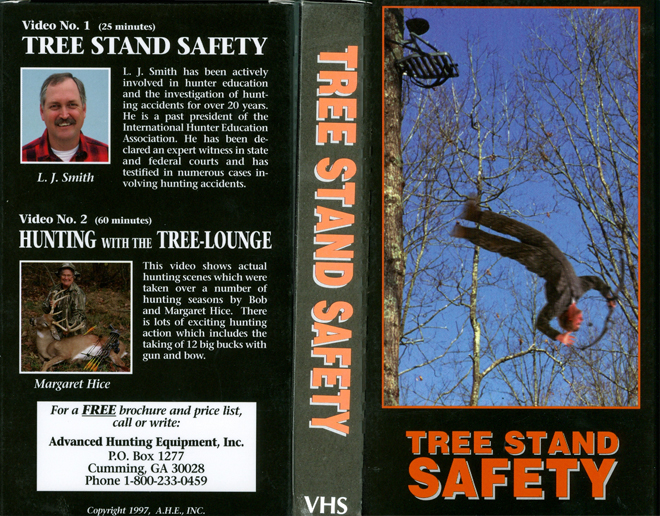 TREE STAND SAFETY VHS COVER