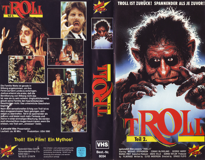 TROLL SPECIAL VIDEO VHS COVER