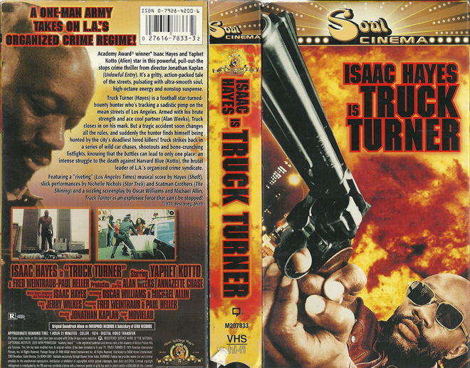TRUCK TURNER VHS COVER, VHS COVERS