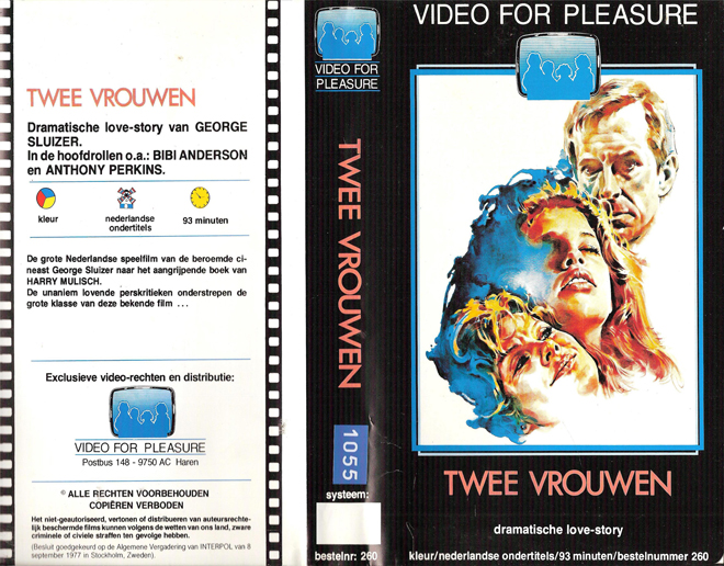 TWEE VROUWEN VHS COVER