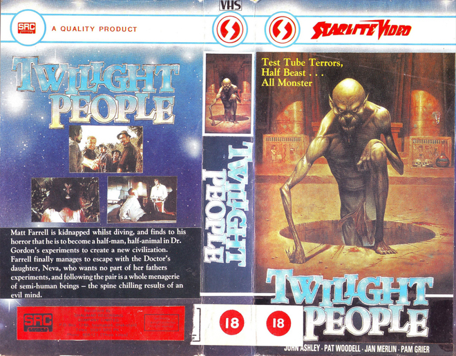 TWILIGHT PEOPLE STARLITE VIDEO VHS COVER, VHS COVERS