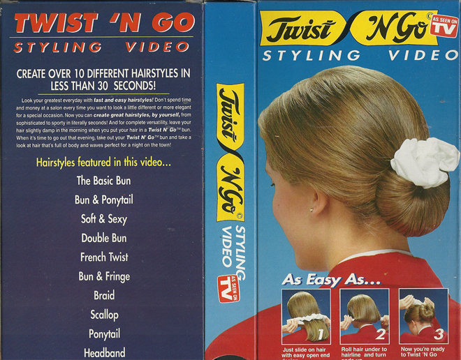 TWIST N GO STYLE VIDEO VHS COVER