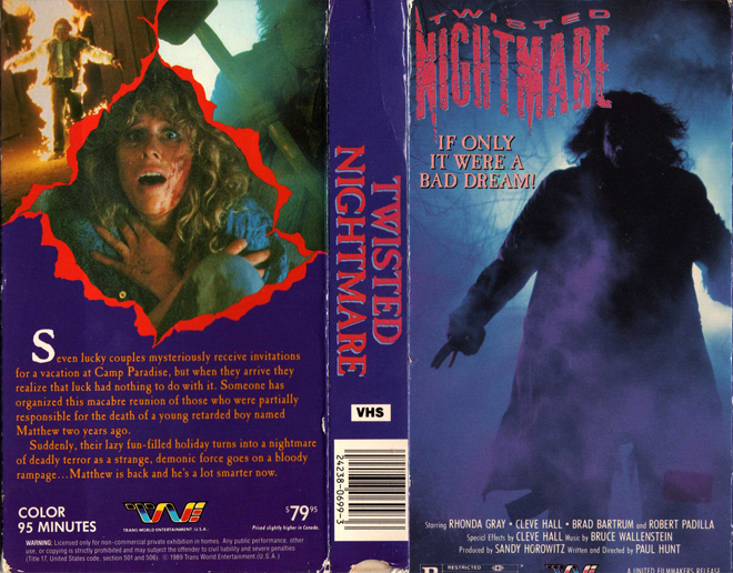 TWISTED NIGHTMARE VHS COVER